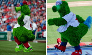 New Phillie Phanatic VS Old- (August) Get Complete awareness!