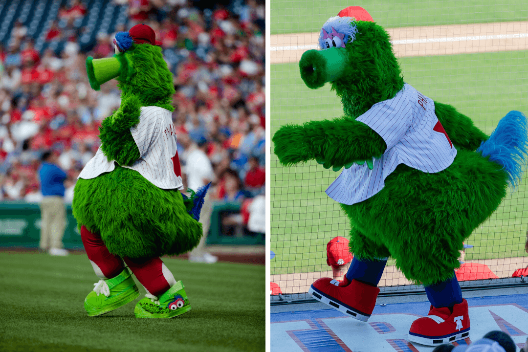 New Phillie Phanatic VS Old- (August) Get Complete awareness!