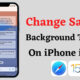 How to Change Safari Background Ios 15 (September) Read Now