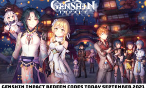 Genshin Codes September 2021