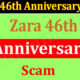 Zara 46th Anniversary Scam (September) Read Reviews To Know!