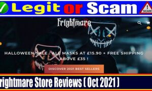 Frightmare Store Reviews (October 2021) Legit Or Scam