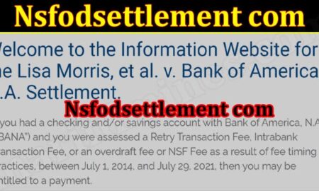 Nsfodsettlement com (October 2021) Get Reliable Information!