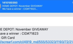 Home Depot Winner Text Scam (November 2021) Know The Complete Details!