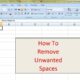 How to Remove Extra or Unwanted Spaces in Microsoft Excel Worksheet