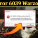 Dev Error 6039 Warzone Ps4 (December 2021) Know How To Fix!