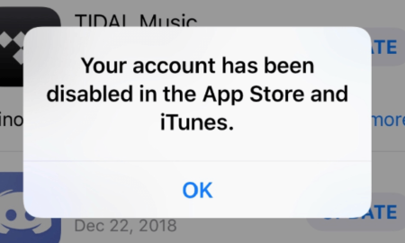 Fix: Your account has been disabled in the App Store and iTunes