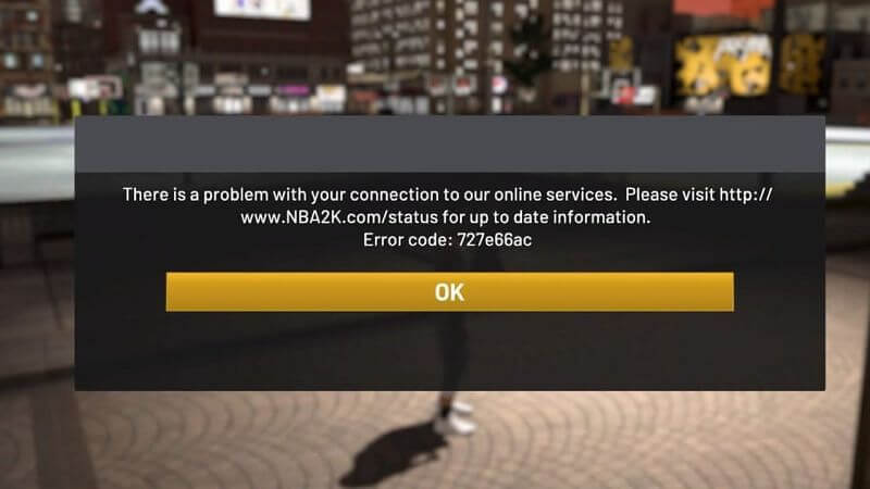 NBA 2k Error Code 727e66ac (December 2021) Know The Complete Details!