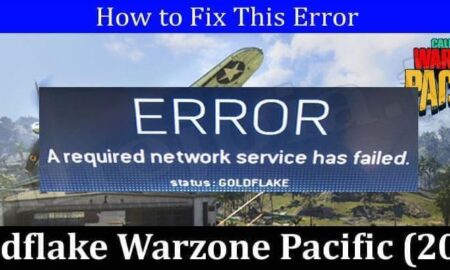 Goldflake Warzone Pacific (December 2021) How To Fix This Error?