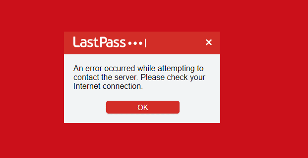 Fix: “It looks like your LastPass session has expired” Log in Error