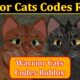 Warrior Cats Roblox Codes (December 2021) Buying & Redeem Process