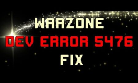 Dev Error 5476 Warzone (December 2021) Causes & Fixes Explained!