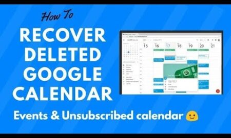 How to Restore, Find & View Deleted Google Calendar Events