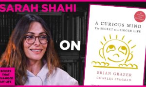 A Curious Mind by Brian Grazer discussed by Sarah Shahi on Books That Changed My Life
