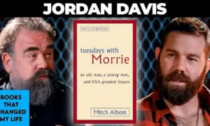 country singer Jordan Davis reflecting on life legacy and Mitch Albom's Morrie wisdom