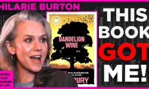 actress Hilarie Burton reflecting on nostalgia gratitude and the magic of everyday moments through Bradbury