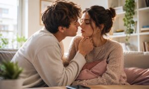 Declining romantic kissing reflected in cautious modern dating behavior