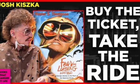 Josh Kiszka discussing Fear and Loathing in Las Vegas by Hunter S. Thompson